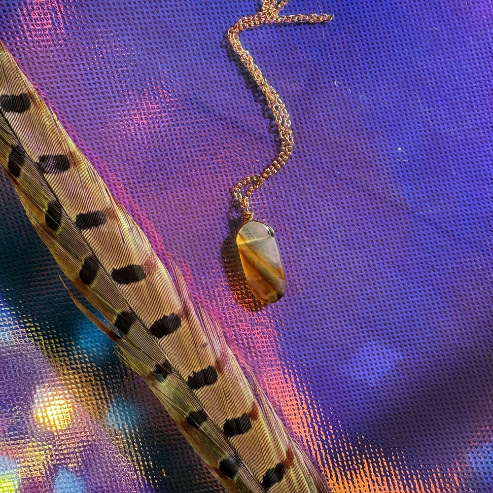 Montana Moss Agate Necklace